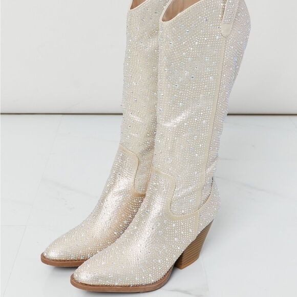 Forever Link Glitter Cowboy Boots - Picture 4 of 6